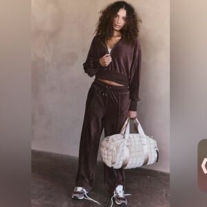 FP Movement by Free People Chocolate Velour Jogger Set
